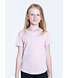 Детска памучна тениска в розово Maddalena-0 снимка