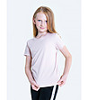 Детска памучна тениска в розово Maddalena-1 снимка