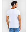 Мъжка памучна тениска в цвят крем Basicag-1 снимка