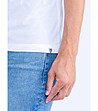 Памучна мъжка тениска в цвят крем Basicov-3 снимка