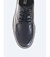 Мъжки обувки от естествена кожа в черно Colter-2 снимка