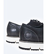 Мъжки обувки от естествена кожа в черно Colter-3 снимка