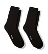 Комплект от 2 чифта черни мъжки чорапи Nordan-0 снимка