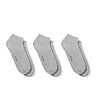 Комплект от 3 чифта дамски сиви къси чорапи-0 снимка