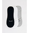 Комплект от 3 чифта унисекс памучни чорапи в черно, бяло и сиво-0 снимка