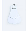Комплект от 3 чифта дамски памучни чорапи в бяло-1 снимка