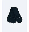 Комплект от 3 чифта дамски черни памучни изрязани чорапи -0 снимка