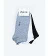 Комплект от 3 чифта чорапи в бяло, сиво и черно Marc-1 снимка