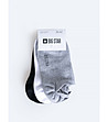 Комплект от 3 чифта мъжки чорапи в бяло, сиво и черно Camuso-1 снимка