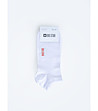 Дамски къси чорапи в цвят крем-1 снимка
