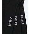 Комплект от 3 чифта дамски чорапи в черно-2 снимка