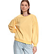 Жълта дамска блуза с памук-0 снимка