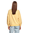 Жълта дамска блуза с памук-1 снимка