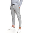 Спортно-елегантен мъжки сив панталон с памук Ellis-2 снимка