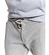 Спортно-елегантен мъжки сив панталон с памук Ellis-3 снимка