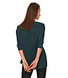 Дамска блуза в тъмнозелено-1 снимка