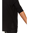 Черна дамска блуза Mesinti-4 снимка