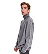 Сива мъжка блуза Arnold с памук-2 снимка