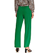 Зелен дамски панталон Vivian-1 снимка