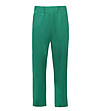 Зелен дамски панталон-3 снимка