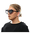 Черни дамски слънчеви очила сърца-1 снимка
