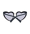 Черни дамски слънчеви очила сърца-3 снимка