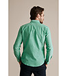 Памучна мъжка светлозелена риза Carlino-1 снимка