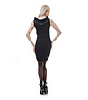 Елегантна рокля в черен цвят-1 снимка