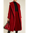 Червено дамско палто-0 снимка