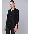 Дамска памучна черна риза Ksenia-2 снимка