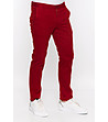 Червен мъжки памучен панталон Valir-3 снимка