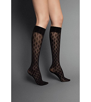 Черни 3/4 дамски чорапи Mistic 50 DEN снимка