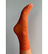 Оранжеви дамски къси чорапи Fabienne 20 DEN-0 снимка