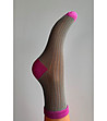 Дамски къси чорапи в сиво и циклама Gaja-0 снимка