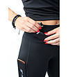 Черен дамски спортен клин с джобове-4 снимка