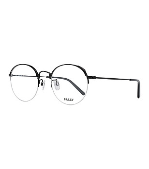 Черни unisex метални полурамки за очила снимка