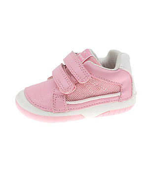 Бебешки обувки в розово и бяло  снимка