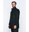 Мъжко палто в черно Sylas-3 снимка