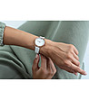 Бял дамски часовник с розовозлатист корпус Karmelia-1 снимка