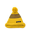 Детска плетена шапка в жълто-1 снимка