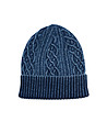 Синя unisex памучна шапка -0 снимка