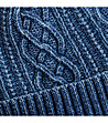 Синя unisex памучна шапка -2 снимка