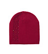 Дамска шапка в цвят бордо -0 снимка