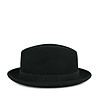 Черна унисекс вълнена шапка-0 снимка