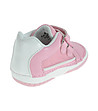 Бебешки обувки в розово и бяло-3 снимка