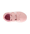 Розови детски обувки с бели ленти-1 снимка
