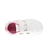 Бели детски обувки с розови ленти-1 снимка