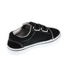 Черни бебешки обувки с бели ленти-3 снимка
