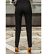 Черен дамски панталон-1 снимка