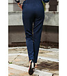 Тъмносин дамски панталон-1 снимка
